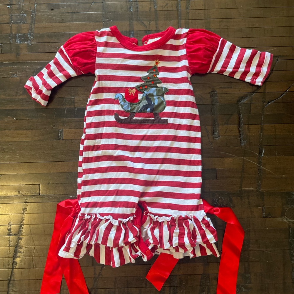 Haute baby Christmas romper